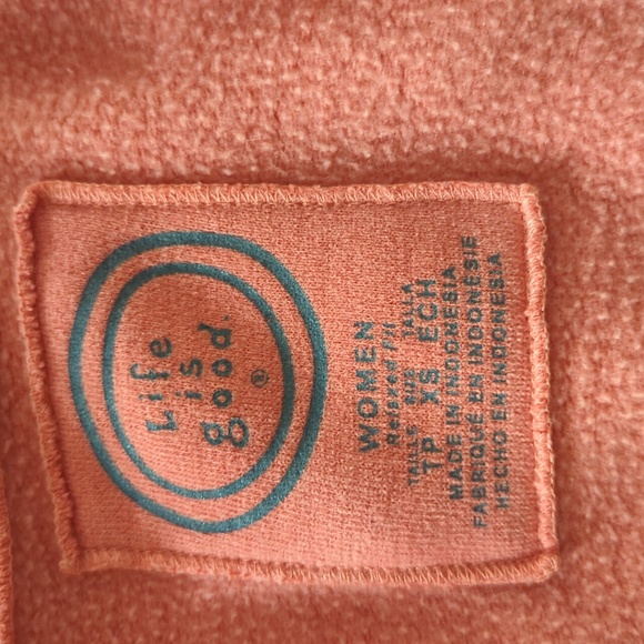 Life is Good women's size xs zip hoodie - Picture 3 of 3